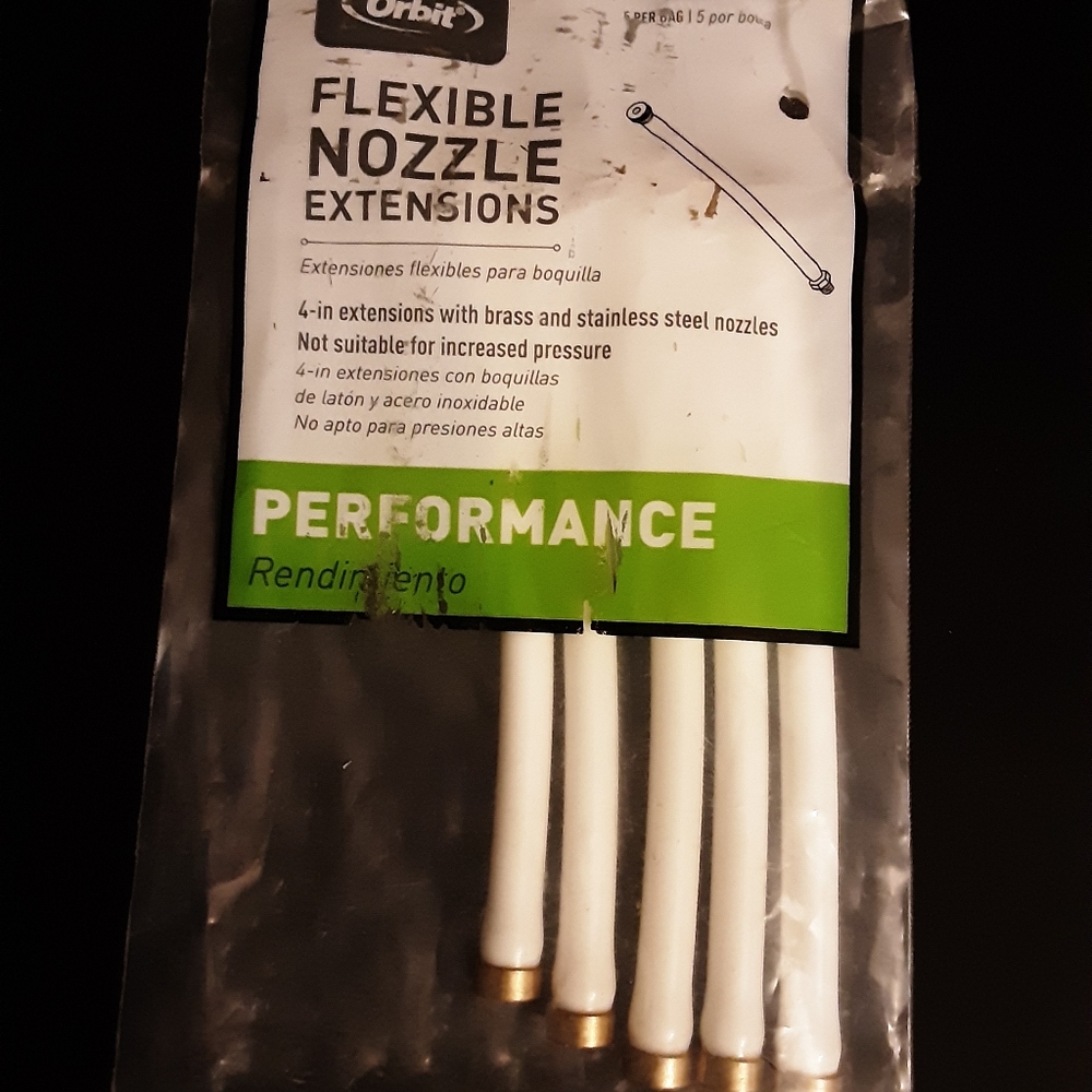 5 pack 4 inch outdoor misting system nozzle extensions  (345